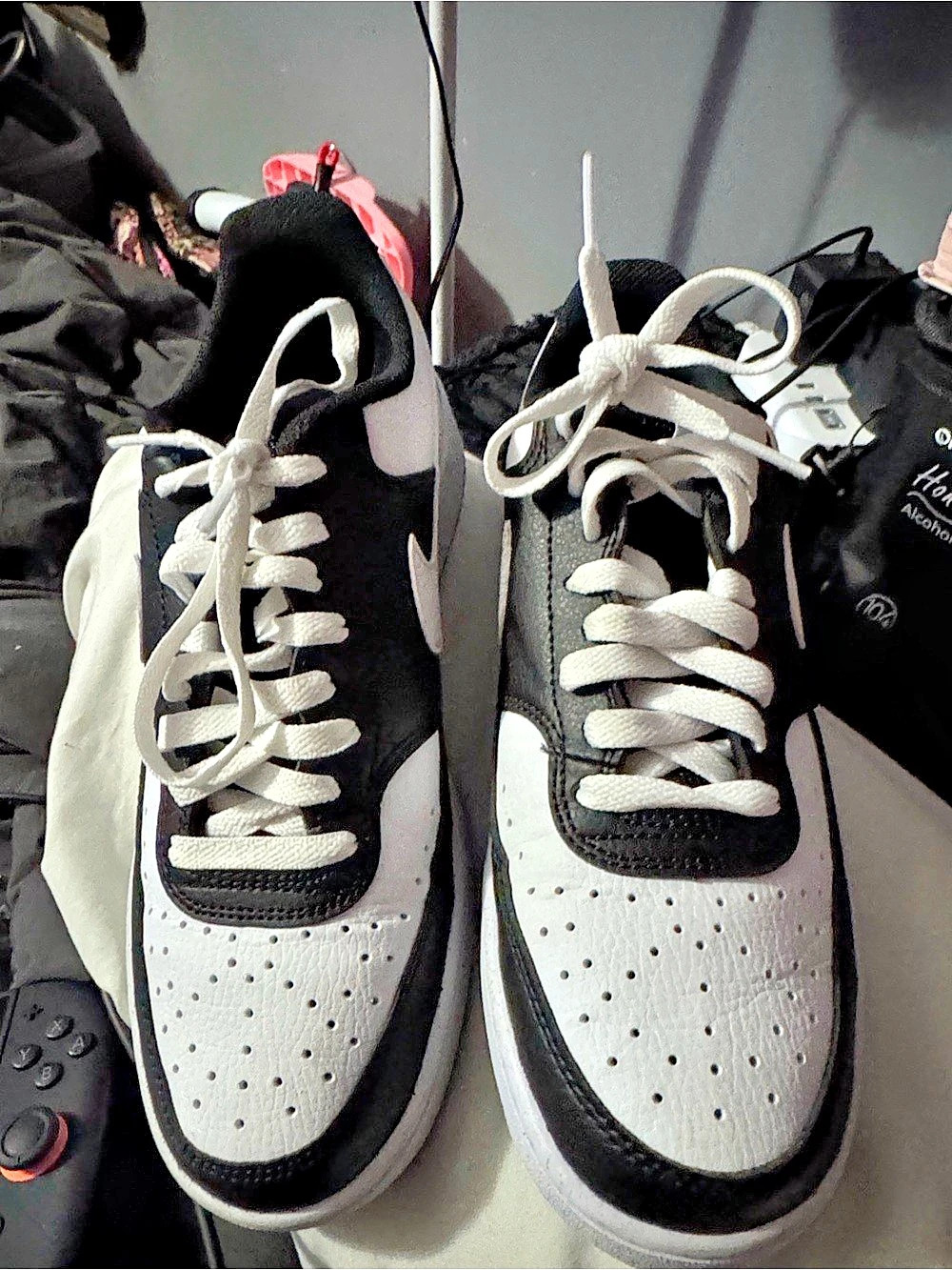 Nike Court Vision Low Black & White Sneakers
